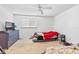 This bedroom offers carpeted floors and ample space, awaiting personal touches at 3401 Sunrise Villas S Ct, Tampa, FL 33614