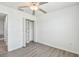 Bedroom featuring a closet with shelving for organized storage solutions at 2139 Stellar Brilliance Way, Lutz, FL 33558