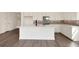 Contemporary kitchen with large island, ample cabinet space, and modern fixtures at 130 Bragg Ln, Lakewood Ranch, FL 34240