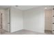 Bright, carpeted bedroom with neutral walls, closet, and trim, ready for personalization at 145 Thorne Ln, Lakewood Ranch, FL 34240