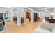 Spacious living area with hardwood floors and an open floor plan at 1701 38Th Ave, St Petersburg, FL 33713