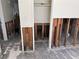 Interior view of an unfinished room with exposed framing, ready for customization and renovation at 9015 Bay Ne St, St Petersburg, FL 33702