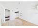 Unfinished basement area with closet, and a small window at 13116 Boca Ciega Ave, Madeira Beach, FL 33708