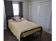 Cozy bedroom featuring a comfortable bed and closet with modern design at 418 40Th S Ave, St Petersburg, FL 33705