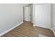 Bedroom with wood floors, closet, and ample natural light at 418 40Th S Ave, St Petersburg, FL 33705