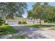 Attractive neighborhood featuring homes with well-kept lawns, tree coverage, and clean driveways at 1188 Royal Blvd, Palm Harbor, FL 34684