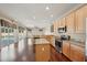 Spacious kitchen featuring stainless steel appliances and center island at 6335 Cardinal Crest Dr, New Port Richey, FL 34655