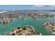 Picturesque waterfront community featuring stunning views of the bay and upscale homes with private docks at 1120 81St S St, St Petersburg, FL 33707