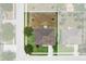 Aerial view of the property showing the layout of the house and surrounding landscaping at 13365 Chesapeake Pl, Spring Hill, FL 34609
