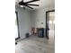 Office space with natural light and a wine cooler at 2518 Sunset Ln, Lutz, FL 33559