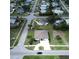 New home located on a corner lot features a long driveway and lots of land at 5479 S Biscayne Dr, North Port, FL 34287