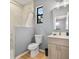 Bathroom features sink, vanity, toilet, and shower at 5479 S Biscayne Dr, North Port, FL 34287