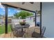 Backyard featuring a covered patio and outdoor seating area at 4444 5Th S Ave, St Petersburg, FL 33711