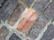 Close up of an old brick walkway showing the manufacturers of the bricks at 917 E 15Th Ave, Tampa, FL 33605