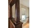 A view of the column showing the design and detail of the wood at 917 E 15Th Ave, Tampa, FL 33605