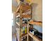 Shelving unit for storage at 917 E 15Th Ave, Tampa, FL 33605