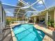 Enclosed swimming pool and patio area. Perfect for outdoor fun and relaxation at 1052 Archway Dr, Spring Hill, FL 34608