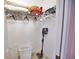 Walk-in closet with shelving and a hanging rod for clothes storage at 536 Boundary Blvd, Rotonda West, FL 33947