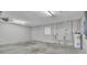 Large garage with ample space for storage and two cars at 6110 Downing St, Dover, FL 33527