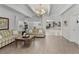 Relax in this community lounge with sofas and a coffee table at 9945 47Th N Ave # 110, St Petersburg, FL 33708