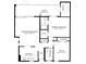 Floor plan showing the layout of the rooms in the house at 9945 47Th N Ave # 110, St Petersburg, FL 33708