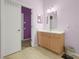 Simple bathroom with a vanity and single sink at 10507 Goldwater Ln, Riverview, FL 33569