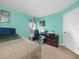 Bedroom with a bed and a workspace at 10507 Goldwater Ln, Riverview, FL 33569