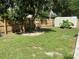 Large backyard with storage shed and grassy area at 6704 N 13Th St, Tampa, FL 33604