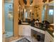 Bathroom with shower, vanity, and toilet at 6704 N 13Th St, Tampa, FL 33604