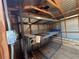 Organized storage shed with shelving units at 11616 E Boki Ln, Thonotosassa, FL 33592