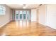 Bright bonus room featuring hardwood floors and access to an outdoor area at 5260 42Nd S St, St Petersburg, FL 33711