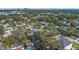 Aerial view of residential neighborhood showcasing various house styles and lush green landscaping at 4317 S Trask St, Tampa, FL 33611