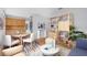 Bright living room with stylish furniture and large windows at 4317 S Trask St, Tampa, FL 33611