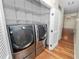 Laundry closet with LG washer and dryer at 405 Central Ave # 210, St Petersburg, FL 33701