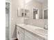 This bathroom features a large vanity with dual sinks and modern fixtures at 2634 58Th E Cir, Palmetto, FL 34221