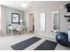 Versatile room used as home office/yoga room with mirrors and exercise equipment at 2711 Walden Town Cir, Plant City, FL 33566