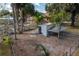 Metal animal enclosure with covered shelter at 4911 W Sam Allen Rd, Plant City, FL 33565