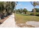 Long private road leading to the property entrance at 4911 W Sam Allen Rd, Plant City, FL 33565