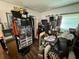Bedroom with hardwood floors at 1415 Doolittle Ln # 107, Dunedin, FL 34698