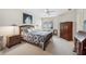 Comfortable bedroom with neutral carpet and a large window for natural light at 2311 W Morrison Ave # 13, Tampa, FL 33629