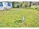 View of the front yard with green lawn at 1413 May St, Lutz, FL 33548