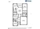 Detailed architectural plan showcasing the home's layout, including room dimensions and overall design at 6080 Ballast Dr, Wimauma, FL 33598