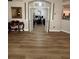 Home office is located through french doors off the main living area at 8623 Snowy Owl Way, Tampa, FL 33647