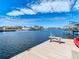 Peaceful dock with seating, offering stunning water views and a perfect spot for relaxation by the serene waterfront at 5509 Pilots Pl, New Port Richey, FL 34652