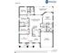 Savannah floor plan featuring spacious gathering room, covered lanai, owner's suite and bedrooms at 6058 Barracuda Loop, Wimauma, FL 33598