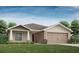 Charming single-story home featuring a two-car garage, landscaped yard, and neutral color palette at 6949 161St E Ter, Parrish, FL 34219