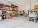 Spacious garage with ample storage and room for vehicles, projects, and equipment at 11175 Hyde St, Weeki Wachee, FL 34614