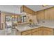 Kitchen featuring a breakfast bar and ample counterspace, perfect for everyday use at 1316 Cambron Dr, Valrico, FL 33596