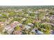 Overhead view displaying the property's location among a vibrant and lush neighborhood at 3105 N 17Th St, Tampa, FL 33605