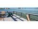 Community dock featuring seating and views at 6158 Palma Del Mar S Blvd # 604, St Petersburg, FL 33715